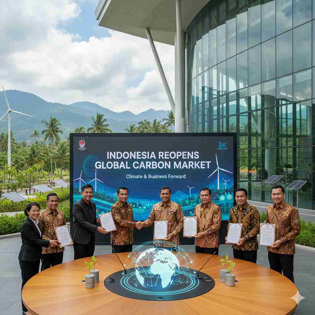 Indonesia Reopens Global Carbon Market After Four-Year Hiatus: What It Means for Climate and Business