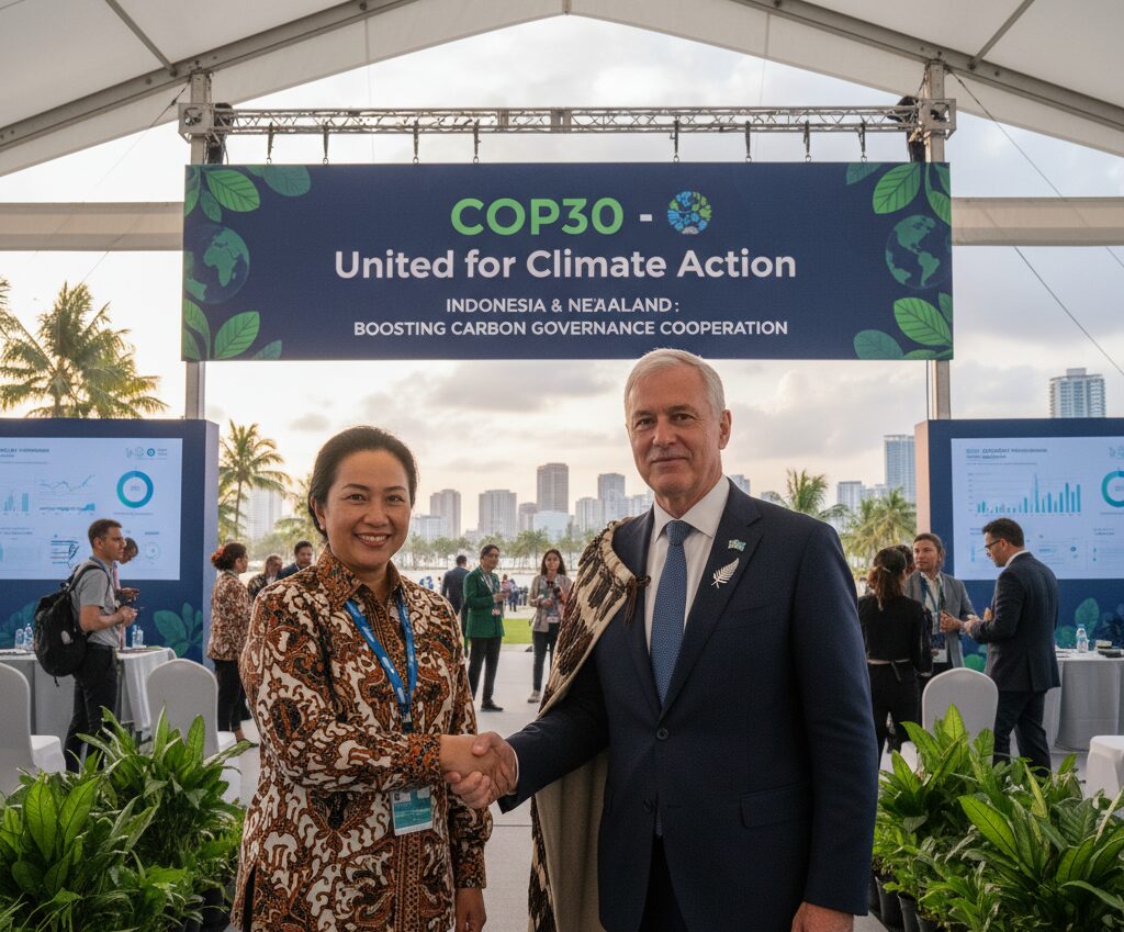 Indonesia and New Zealand Boost Carbon Governance Cooperation at COP30