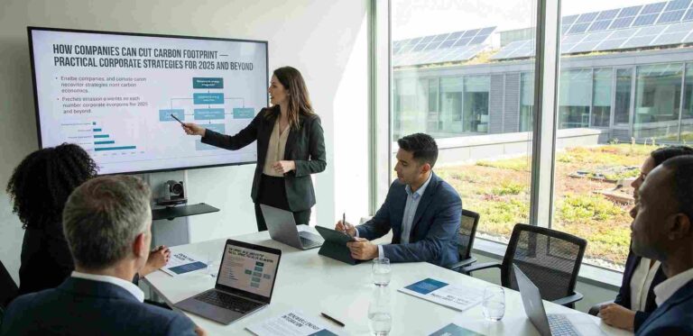 How Companies Can Cut Carbon Footprint — Practical Corporate Strategies for 2025 and Beyond