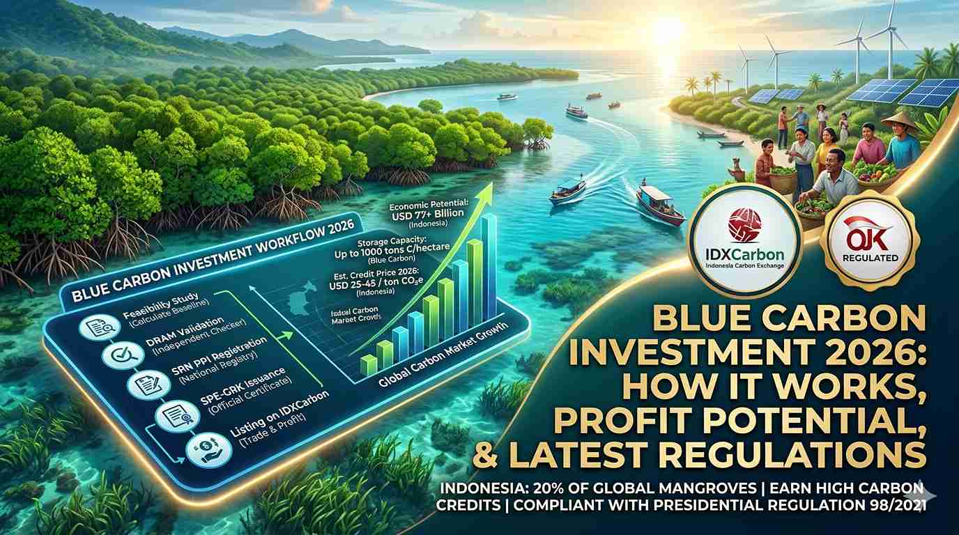 Blue Carbon Investment 2026: How It Works, Profit Potential, and Latest Regulations in Indonesia